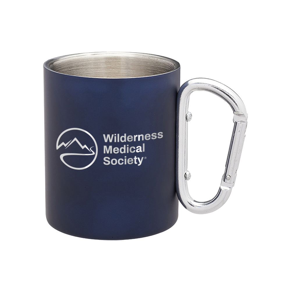 10 oz. Carabiner Handle Stainless Steel Mug