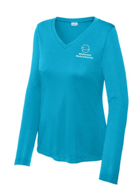 Sport-Tek Women's Long Sleeve PosiCharge Competitor V-Neck Tee