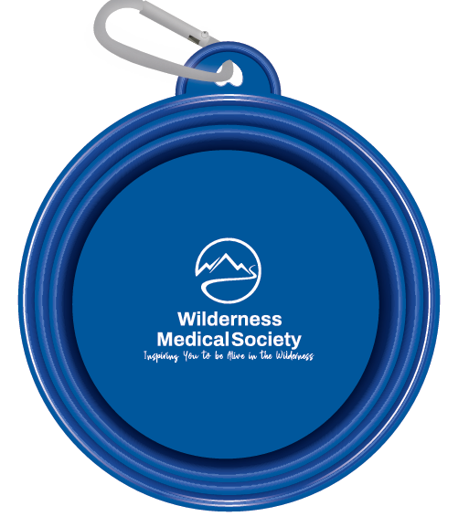 Wilderness Medical Society - Collapsible Pet Bowl with Carabiner